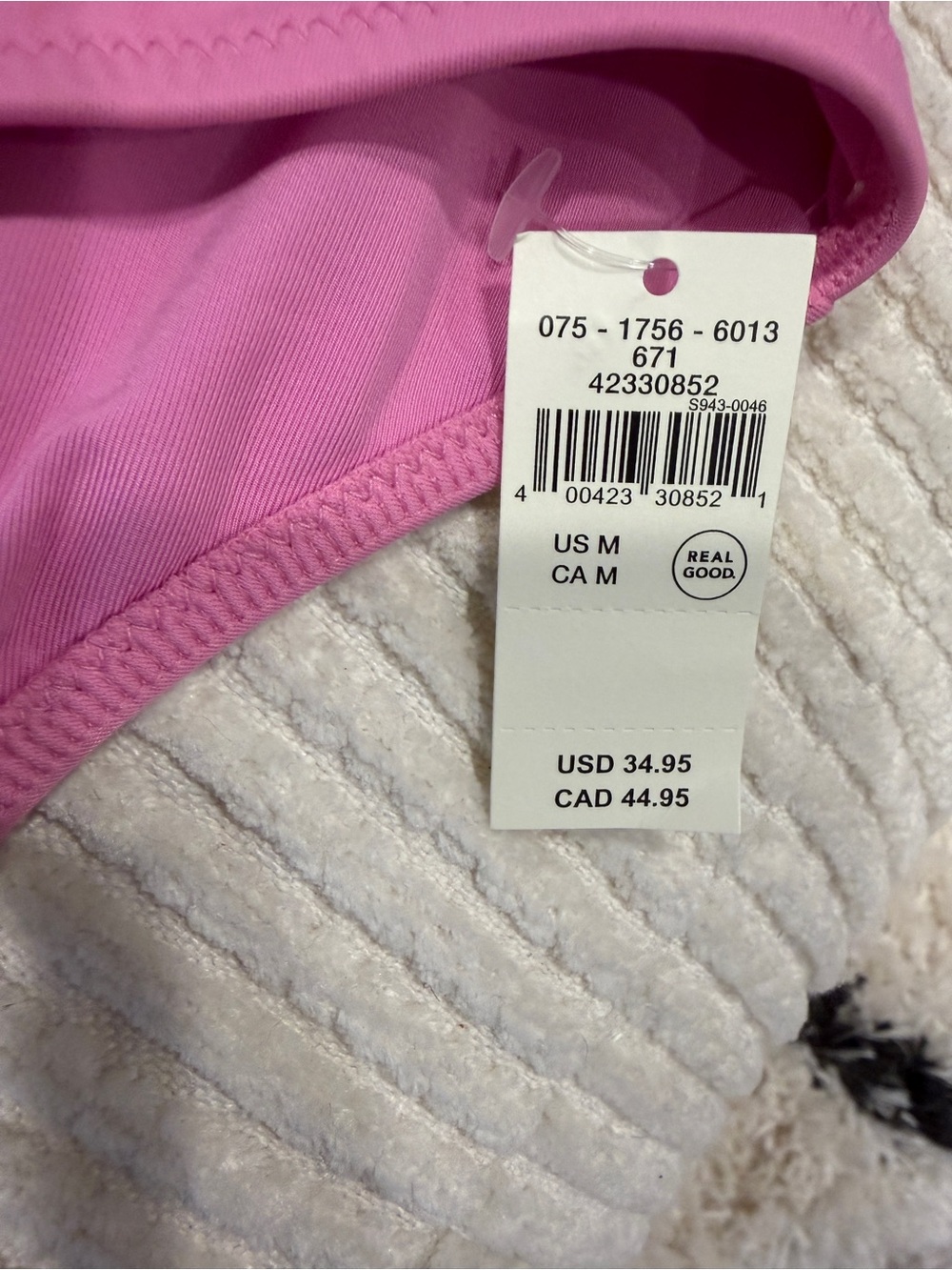 Aerie Crossover High Waisted Bikini Bottom Pink NWT Medium M - Picture 4 of 8